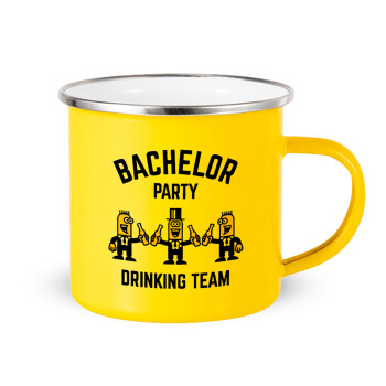 Bachelor Party Drinking Team, Κούπα Μεταλλική εμαγιέ Κίτρινη 360ml