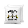 Bachelor Party Drinking Team, Sofa cushion 40x40cm includes filling