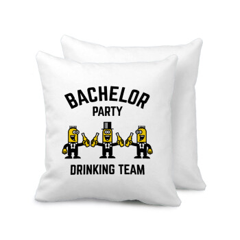 Bachelor Party Drinking Team, Μαξιλάρι καναπέ 40x40cm περιέχεται το  γέμισμα