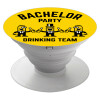 Bachelor Party Drinking Team, Pop Socket Λευκό Βάση Στήριξης Κινητού στο Χέρι