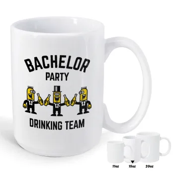 Bachelor Party Drinking Team, Κούπα Mega, κεραμική, 450ml