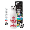 Soccer Metal mug thermos, double wall, 550ml