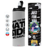 Tumbler ποτήρι θερμό ΓΚΡΙ από ανοξείδωτο ατσάλι 600ml