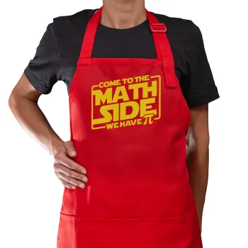 Come To The Math Side, Κόκκινη Ποδιά μαγειρικής με τσέπες (ΕΝΗΛΙΚΩΝ)