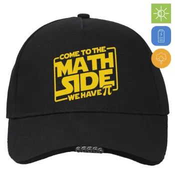Come To The Math Side, Καπέλο Εργασίας & Δραστηριοτήτων με LED Φως - Ιδανικό για Νύχτα & Χαμηλό Φωτισμό (100% ΒΑΜΒΑΚΕΡΟ, ΕΝΗΛΙΚΩΝ, UNISEX)