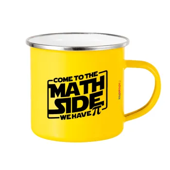 Come To The Math Side, Yellow Enamel Metallic Cup 360ml
