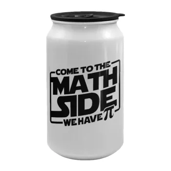 Come To The Math Side, Κούπα ταξιδιού μεταλλική με καπάκι (tin-can) 500ml