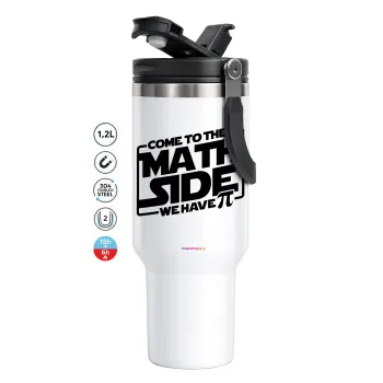 Come To The Math Side, Mega Travel Mug / Κούπα Ταξιδίου, διπλού τοιχώματος (θερμό) 1,2L