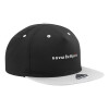 Καπέλο Ενηλίκων Flat Snapback Μαύρο/Γκρι, (100% ΒΑΜΒΑΚΕΡΟ TWILL, ΕΝΗΛΙΚΩΝ, UNISEX, ONE SIZE)