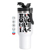 Mega Travel Mug / Κούπα Ταξιδίου, διπλού τοιχώματος (θερμό) 1,2L