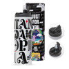 Travel Tumbler θερμό με διπλό καπάκι, μεταλλικό καλαμάκι και βούρτσα καθαρισμού (Ανωξείδωτο 304 Food grade, BPA free, 600ml)