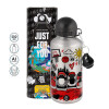 Metallic water jug, Silver, aluminum 500ml