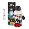 Metal water bottle, White, aluminum 500ml