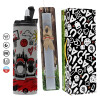 Πασχαλινή Λαμπάδα με Travel Tumbler θερμό (600ml, BPA free) & κερί αρωματικό πλακέ (30cm) (ΓΚΡΙ)
