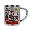 Mug Stainless steel double wall 300ml