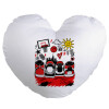 Μαξιλάρι καναπέ καρδιά 40x40cm περιέχεται το  γέμισμα