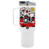 Mega Stainless steel Tumbler with lid, double wall 1,2L