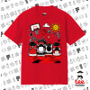 ΚΟΚΚΙΝΟ Κλασικό T-Shirt, διπλής ραφής, χωρίς πλευρικές ραφές από 100% βαμβάκι. Vegan & OEKO-TEX πιστοποιημένο.