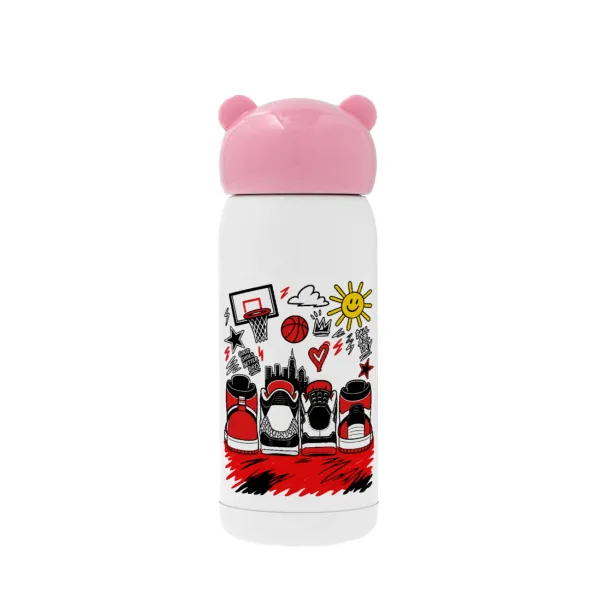 Streetware bascet — Ροζ ανοξείδωτο παγούρι θερμό (Stainless steel), 320ml