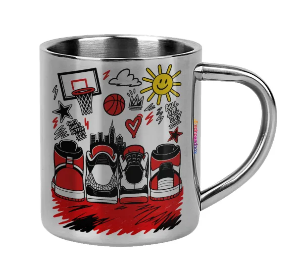 Streetware bascet — Mug Stainless steel double wall 300ml