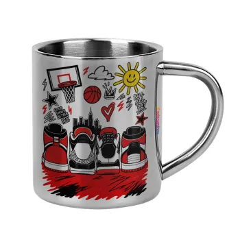 Streetware bascet, Mug Stainless steel double wall 300ml