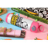 Easter candle, Childrens hot water bottle, stainless steel, with safety straw, PINK (500ml)