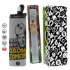 Easter candle with Grey Tumbler Thermo 600ml & aromatic flat candle (30cm) (GREY)