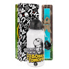 Easter Set, metallic aluminum water bottle (500ml) & scented flat candle (30cm) (TURQUOISE)
