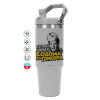 GREY Travel Tumbler with Handle 890ml