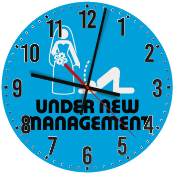 Under new Management, Ρολόι τοίχου ξύλινο (30cm)