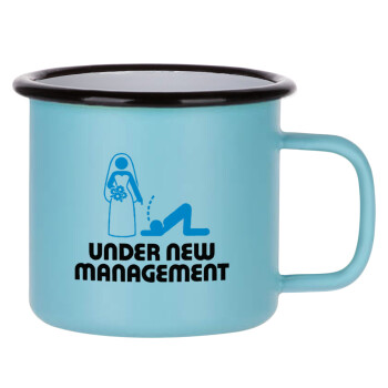 Under new Management, Κούπα Μεταλλική εμαγιέ ΜΑΤ σιέλ 360ml