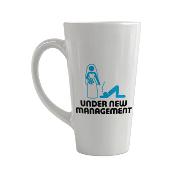 Under new Management, Κούπα κωνική Latte Μεγάλη, κεραμική, 450ml