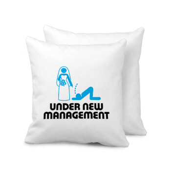 Under new Management, Sofa cushion 40x40cm includes filling