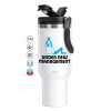 Mega Stainless steel Tumbler with lid, double wall 1,2L