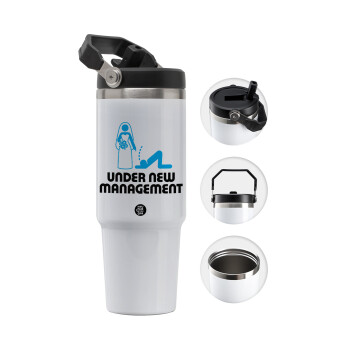Under new Management, Θερμός Ανοξείδωτο 30oz με χερούλι