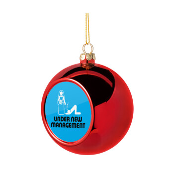 Under new Management, Χριστουγεννιάτικη μπάλα δένδρου Κόκκινη 8cm