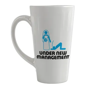 Under new Management, Κούπα κωνική Latte Μεγάλη, κεραμική, 450ml