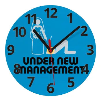 Under new Management, Ρολόι τοίχου γυάλινο (20cm)