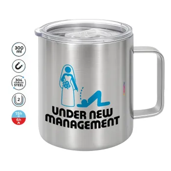 Under new Management, Mug Stainless steel double wall 300ml