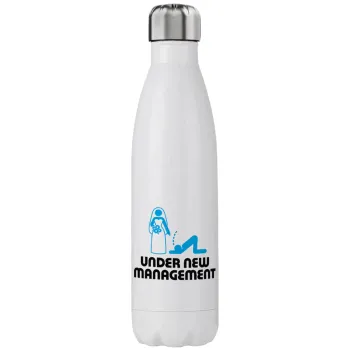 Under new Management, Stainless steel, double-walled, 750ml