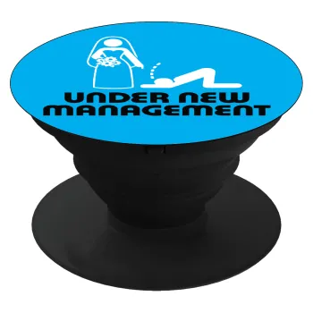 Under new Management, Phone Holders Stand  Black Hand-held Mobile Phone Holder