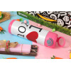 Easter candle, Childrens hot water bottle, stainless steel, with safety straw, PINK (500ml)