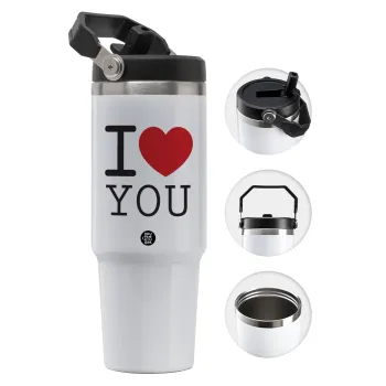 I Love you classic, Θερμός Ανοξείδωτο 30oz με χερούλι