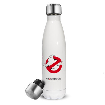 Ghostbusters, Metal mug thermos White (Stainless steel), double wall, 500ml