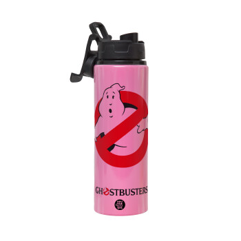 Ghostbusters, Metallic water bottle with safety lid, 850ml aluminum