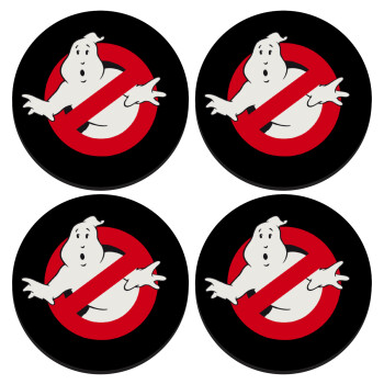 Ghostbusters, SET of 4 round wooden coasters (9cm)