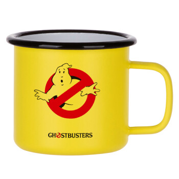 Ghostbusters, Κούπα Μεταλλική εμαγιέ ΜΑΤ Κίτρινη 360ml