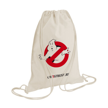 Ghostbusters, Backpack bag GYMBAG natural (28x40cm)