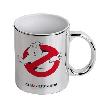 Ghostbusters, Mug ceramic, silver mirror, 330ml
