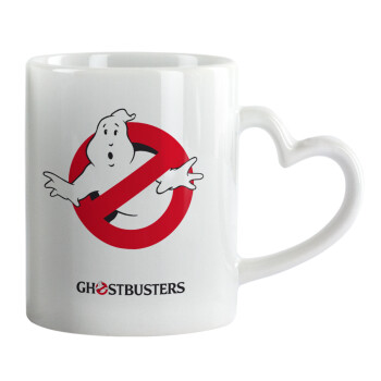 Ghostbusters, Κούπα καρδιά χερούλι λευκή, κεραμική, 330ml